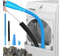 2 Piece Dryer Vent Cleaner Kit, Universal Vacuum Hose Attachment and Lint Brush, Compatible with All Vacuum Cleaners, for Washer and Dryer Lint Remover etc