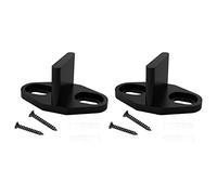 2 Piece Durable Sliding Barn Door Bottom Floor Guides Cabinet Closet Slotted, 43x25 mm