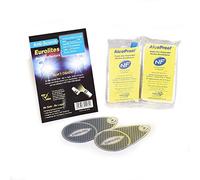 2 Piece European Travel Kit Headlamp Beam Deflectors Headlight Converters Eurolites and AlcoProof Twin Pack NF Approved French Breathalysers Long Expiry Date Breathalyzer