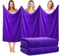 2 Piece Extra Large Bath Towel 102 x 203 cm Oversized Bath Sheet Bath Towel Set for Bathroom Ultra Soft Cozy Highly Absorbent Quick Dry Bathroom Towel for Spa Gym Hotel,Shower Towel,Camping Beach