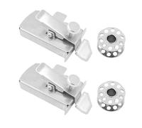 2 Piece Fixed Gauge Tool, 2 Piece Iron Bobbin, Magnetic Sewing Guide for Sewing Machine, Magnetic Seam Guide, Sewing Accessories, Sewing Fixed Gauge, Gap Sewing Accessories.