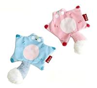 2-Piece Flying Squirrel Catnip Crinkle Toy Set - Interactive Plush Cat Toys | Soft PP cotton filling with crisp crinkling sounds to attract cats for play and entertainment