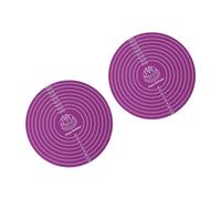 2 Piece Food Grade Silicone Nonslip Baking Mat for Rolling Dough Pastries and Cake Decorating Board Homes Kitchen Tool Round Silicone Pastries Mat