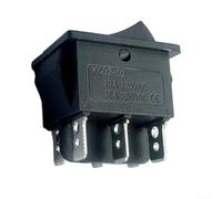 2-Piece Forward Reverse Rocker Switch for 6V/12V/24V Ride-On Cars with On-Off-On Operation, 10A Rated Current and for Easy Installation(Forward Stop Back)