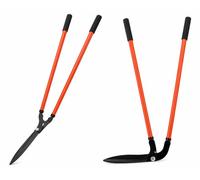 2 Piece Garden Shears Set - 30" Long Handle Lawn Shears & 30" Border Shears, Heavy Duty Steel Blades for Grass Trimming, Lawn Edging & Garden Maintenance
