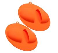 2 Piece High Temperatures Resistant Kitchen Gloves Nonslip Textured Grilling Accessories Silicone Mitts For Barbecue Multipurpose Silicone Baking Gloves