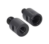 2-Piece Hole Opener Drill Bit Conversion Rod Set Angle Inder Accessories Conversion Head M10 to to M10Drill Bit Adapter2PCS Thread Drill Bit Adapters M10 to and M10 to Extens