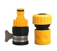 2-Piece Hose Connector to Tap Set,Universal Hose Tap Connector and 3/4 Inch Tap to Hose Connector, Indoor Tap Adapter for Hose, Kitchen Sink, Washing Machine and Garden Irrigation