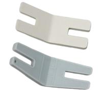 2-Piece Hump Jumper Sewing Tool Set, Large + Small Seam Aid & Rolled Hemmer Presser Foot for Bulk Seams & Hems, Button Sewing Plate for Craft & Embroidery