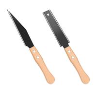 2-Piece Japanese Hand Saw Set, 6-Inch Mini Flush Cut & Double-Edged Fine Tooth Saw, SK5 Steel DIY Woodworking Tools for Precision Cutting, Carpentry & Furniture Making