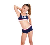 2-piece jersey for girls Banana Moon M Touka Olympia Bleu 16 ans