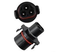 2-piece Ly01 for Bc01 Adapter Cable for Deye Inverters and for Betteri Power Stations - Abs Construction 6 X 4 Cm Black Solar Power Accessory Compatible Having Home Energy Systems