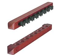 cueball16 2 PIECE MAHOGANY POOL or SNOOKER Cues WALL Mounted Cue Rack HOLDER for 8 CUES