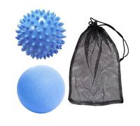 2 Piece Massage Balls, 1 Pocket Drawstring, Massage Ball Set, Spiked Balls, Deep Tissue Relief, Massage Roller Balls, Trigger Point Massage, Suitable for Soothing Muscles
