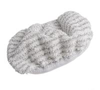 2-Piece Microfibre Mop Cloth Pads, Washable Reusable Floor Cleaning Steam Wipes forRowenta Clean Steam ZR005801, with Case