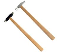 2 Piece Mini Precision Hammers Set | Swiss Style Watchmakers & Ball Pein Hammers with Hardwood Handles | Ideal for Jewellery Making, Watch Repair, Crafts and Hobbies