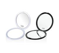 2 Piece Mirror, Travel Magnifying Mirror, Handbag Mirror, Compact Mirror, Women'S Pocket Mirror, Travel Mirror Folding, Travel Makeup Mirror