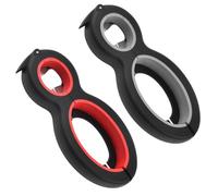 2-Piece Multifunctional Can Opener with Non-Slip Handle, 6-in-1 Simple Bottle Opener, Suitable for Bars and Ktv.