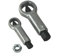 2 Piece Nut Splitter Set - Hardened & Tempered - Chromoly Steel Blades Loops Metallics One Size