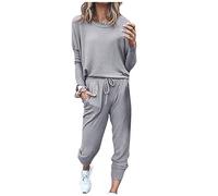 2 Piece Outfits Women Pleated Elastic Waist Sweatshirts for Women UK Full Zip Smart Casual Outfits for Women UK Round Neck Grey Sweatshirt Fabric Sweatshirts for Women UK