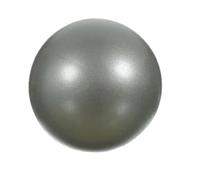 2-Piece Pilates Ball Set for Yoga, Silver-Gray Inflatable Stability Ball with Straw, Anti-Burst PVC Exercise Ball for Core Training, Postpartum Recovery, Physical Therapy, Home Gym