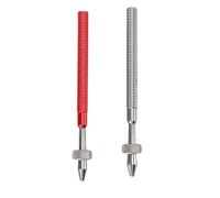 2 Piece Pin Vise Set Metal Hand Drill Pin with Hole for Watch Repair Maintenance