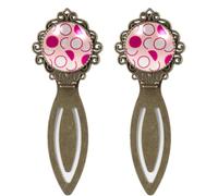 2 Piece Pink Fruit Dragon Fruit Pattern Bookmark, Vintage Style Book Markers for Book Lovers Writers Readers Teachers, Birthday Gifts for Women Men Teens