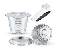 2 Piece Refillable Stainless Steel Coffee Pod Filter for Nespresso Originlline Manufacturer