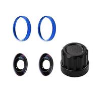 2 Piece Reinforced Glass Lens Cover Crystal Visual Accuracy Effortless Mounting Suitable For Spherical Photography Tools Quick Release Lens Replacement Kit