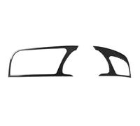 2 Piece RHD/LHD Car Dashboard Instrument Panel Cover Trim Carbone Fiber ABS For A5 For RS5 For S5 Car Radio Frame Installation Kit(RHD)