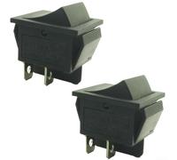 2-Piece Rocker Foot Switch for Children's 6V/12V Ride-On Toy Cars - Automatic Reset Control Pedal Switch, ABS Housing, 2-Pin Socket Compat