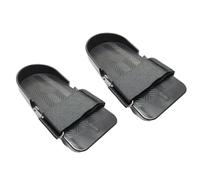 2-Piece Rowing Machine Pedal Replacement Foot Pedals Accessory Gym Fitness Universal with Adjustable Strap Non-Slip Easy to Assemble for