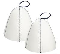2 Piece Sauna Hat for Russian For Bath Hut and Spa Hut Use to Reduce Head Overheating and Enhance Breathing Comfort