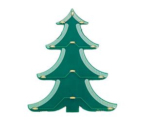 2-Piece Set Christmas Tree 12 Orange LEDs For Garden Railway Gauge G