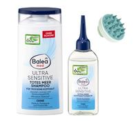 2-Piece Set Dead Sea Ultra Sensitive Shampoo 250 ml + Scalp Tonic Ultra Sensitive Dead Sea 100 ml + Bonus Scalp Brush