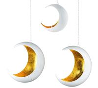 2-Piece Set Decorative Aesthetic Tea Light Holders Hanging Lantern Dark White