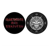 2-Piece Set Licensed Slipmat Iron Maiden Edition Mat For Turntables