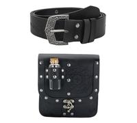 2 Piece/Set Lightweight Comfortable Waist Bag with Alchemist Bottle Medieval Costume Set for Various Body Types Cosplay Waist Pack