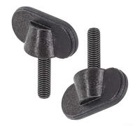 2-piece Set Of M5X20 Metal Wing Screws 251896-4 For Makita Circular Saws Model BSS610 BSS611 DHS680 DSS610 DSS611 5704RK BJV180Z Guide Fence