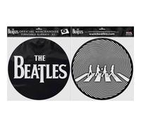 2 Piece Set Officially Licensed Beatles Slipmat Platter Mat Mat Turntable