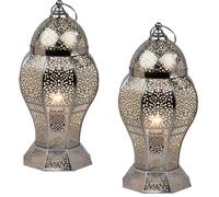 2-Piece Set Oriental Decorative Table Lamp Nightstand Lamp Light Table Light