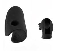 2 Piece Set Rubber Violin Bow Grip Device For Violin/Viola Teaching Aid Accessories Beginner Finger Trainer (Color : Blk)