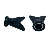 2-Piece Set Rugby Studs, Multi-Sport Spike Replacement Tool, Hexagonal & Round Interfaces,Soccer, Rugby & More, Durable Construction,Easy Grip Handle, Kit for Athletes Black