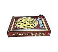 2 Piece Set Turtle Flower Heart Ticket Demon Whale - Enamel Metal Lapel Pin Clothes, Normal, Non-precious metal