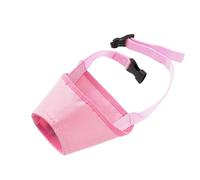 2-piece setDog Safety Anti-Bite, Anti-Bark, Anti-Chew Small Quick-Install Muzzle (pink,5)