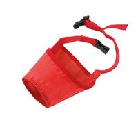 2-piece setDog Safety Anti-Bite, Anti-Bark, Anti-Chew Small Quick-Install Muzzle (red,6)