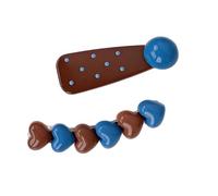 2 Piece Side Hair Clip with Unique Love Heart and Dot Pattern Designs, Hair Styling Tool for Various Decorations, Beautiful Clip
