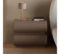 2-Piece Side Table Set with LED Nightstand, Modern Floating Cabinet for Living Room, Bedroom, Office