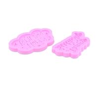 2-Piece Silicone Letter Set for Chocolate, Fondant & Candy Decorating - Food-Grade, Dishwasher-Safe, Heat-Resistant up to 446°F (230