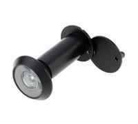 2 Piece Solid Brass 180 Degree Door Viewer for 1.33 to .3 inch Thickness High Definition Security Peek Peep Holes for Home Doors and Offices(Color-Silver)
